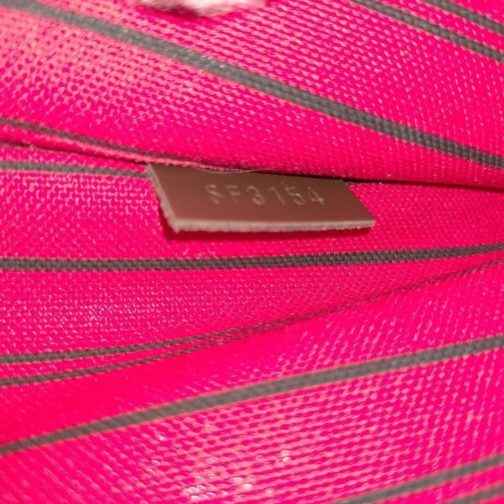 100% Authentic Louis Vuitton Neverfull Damier Ebene Wristlet Pouch/Clutch Bag - Picture 9 of 9